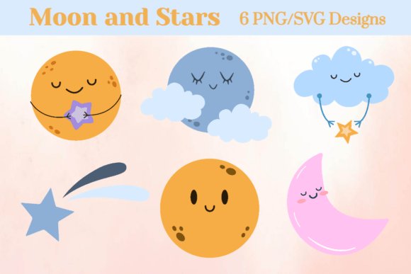 Cosmic Cuties Clipart: Graphics for Dreamy Crafts