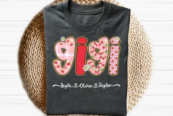 Gigi Strawberry Glitter Png