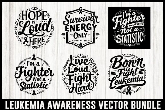 Leukemia Awareness Tshirt Bundle: Graphics & Crafts for Real Projects