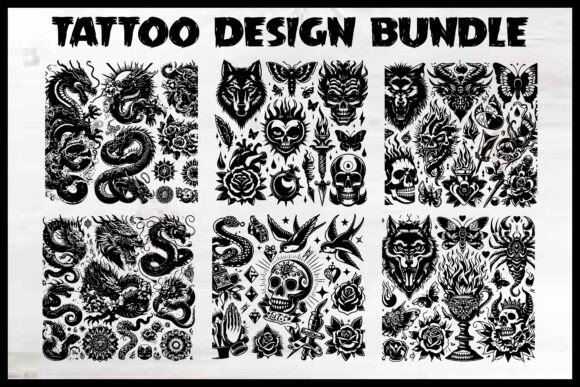 Tattoo Art for T-Shirts: Graphics & Crafts